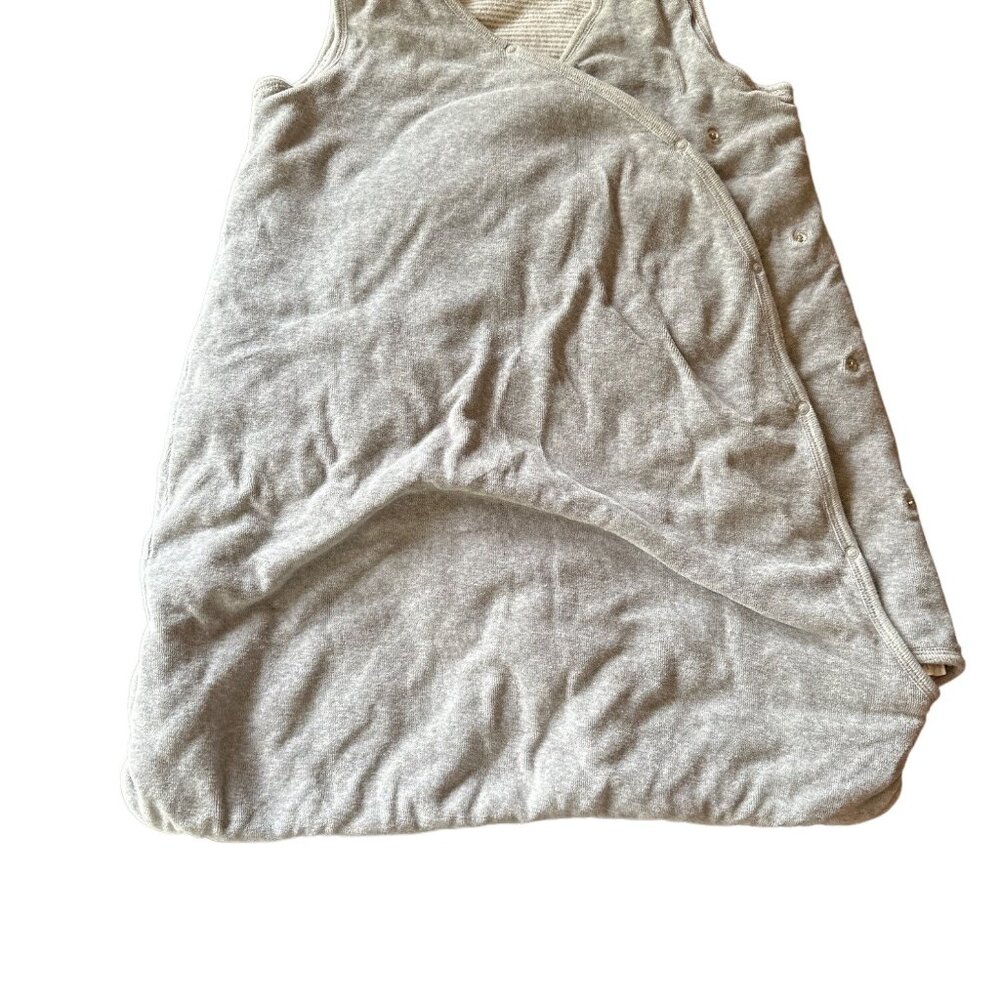 Burt's Bees Gray Snap Wrap Sleep Sack 9 Months